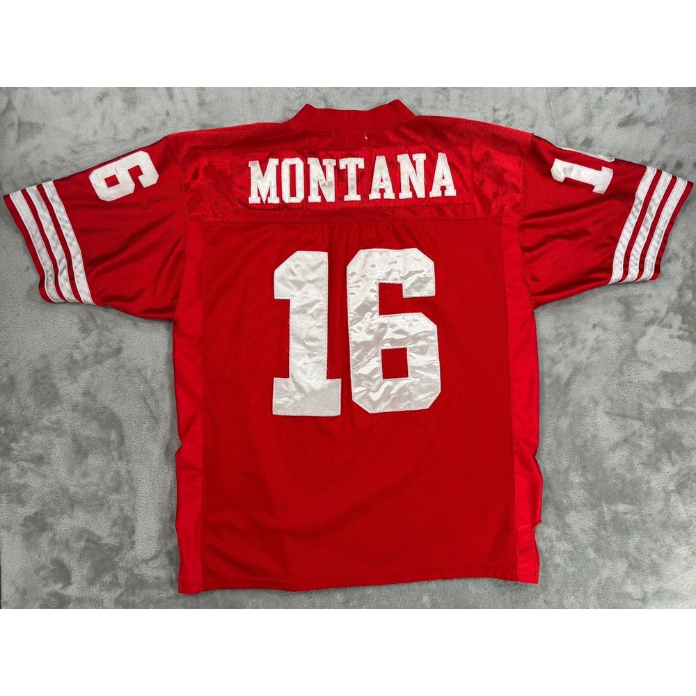 Mitchell & Ness Size 52 Throwbacks #16 Joe‎ Montana 49ers 1989 Football Jersey